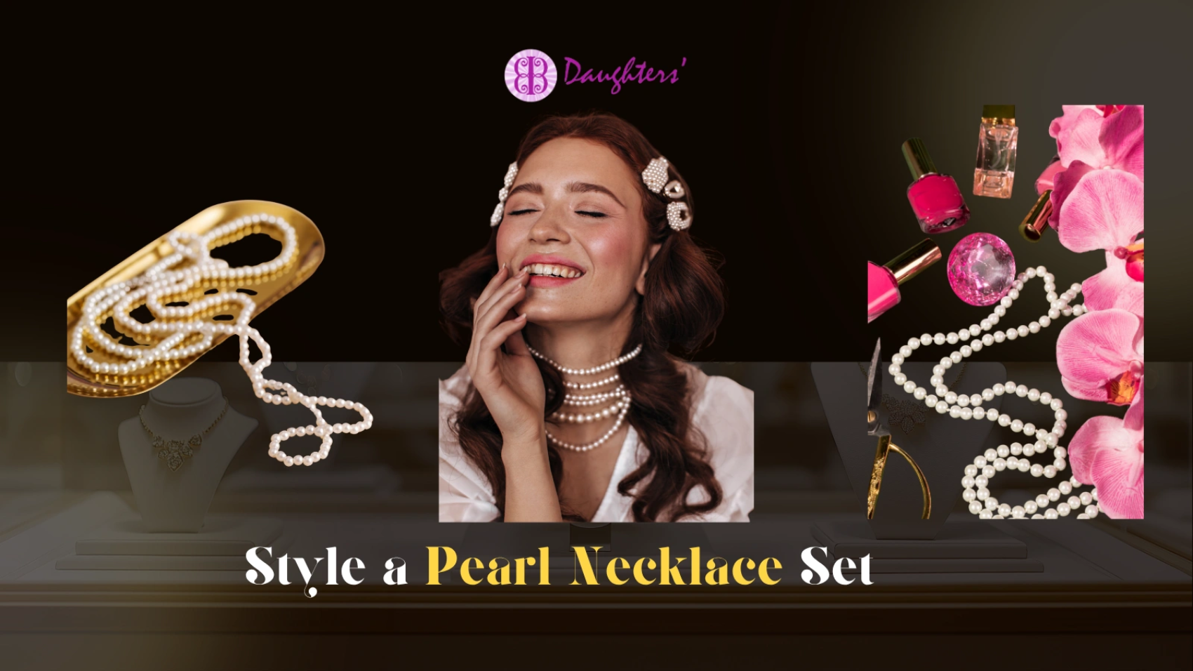 how to style a pearl necklace set with western and indian outfits (1)
