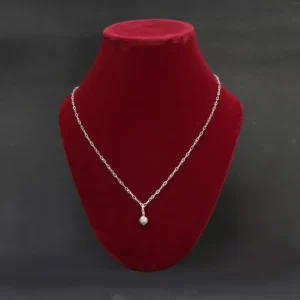 Minimalist Silver Pendant Necklace for Women